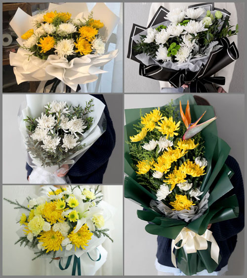 海南儋州市东成镇白事花束代送